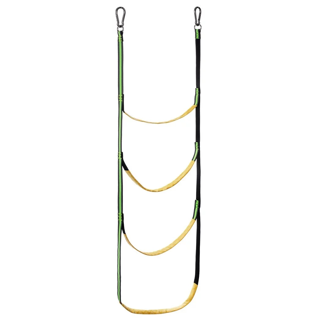 4-Step Foldable Heavy Inflatable Rope Portable exterior Climbing Boat, Ladder, Sailboat, Canoeing, Duty Ladder, Boat Kayak, Rope for Ladder Boarding Motorboat Ladder, Swim