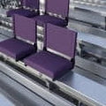 Lightweight of Stadium Set Chair 2 BizChair with 500 Dark lb. Seat, Ultra-Padded Purple Rated