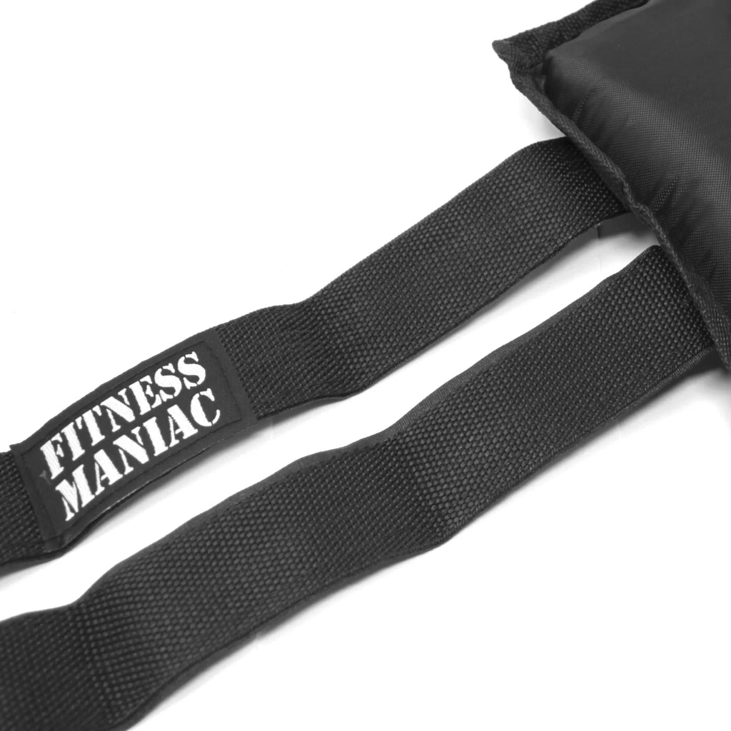 Maniac 16 Adjustable lbs 8-lbs Two USA (Pair Ankle of Strap Ankle Weights) with Weights Fitness
