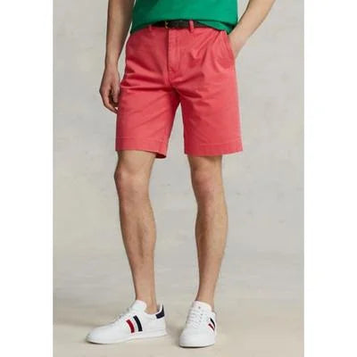 Red Fit Polo Ralph Lauren Stretch Starboard 32" Men's Classic Shorts
