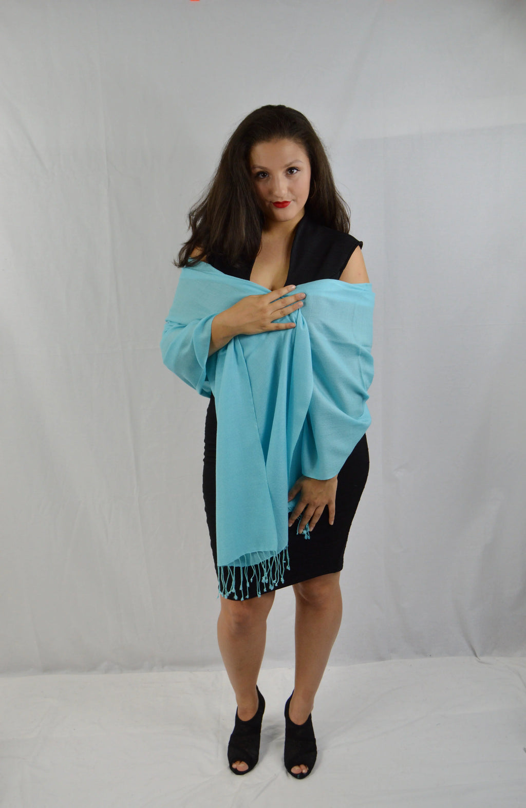 Shawl) weight Shawl/Scarf/Scarves (Tiffany Shawl/Summer Shawl/Pashmina Pashmina Blue Shawl/liquid Shawl/Evening Shawl/Light Regular Fancy Shawl/Sheer