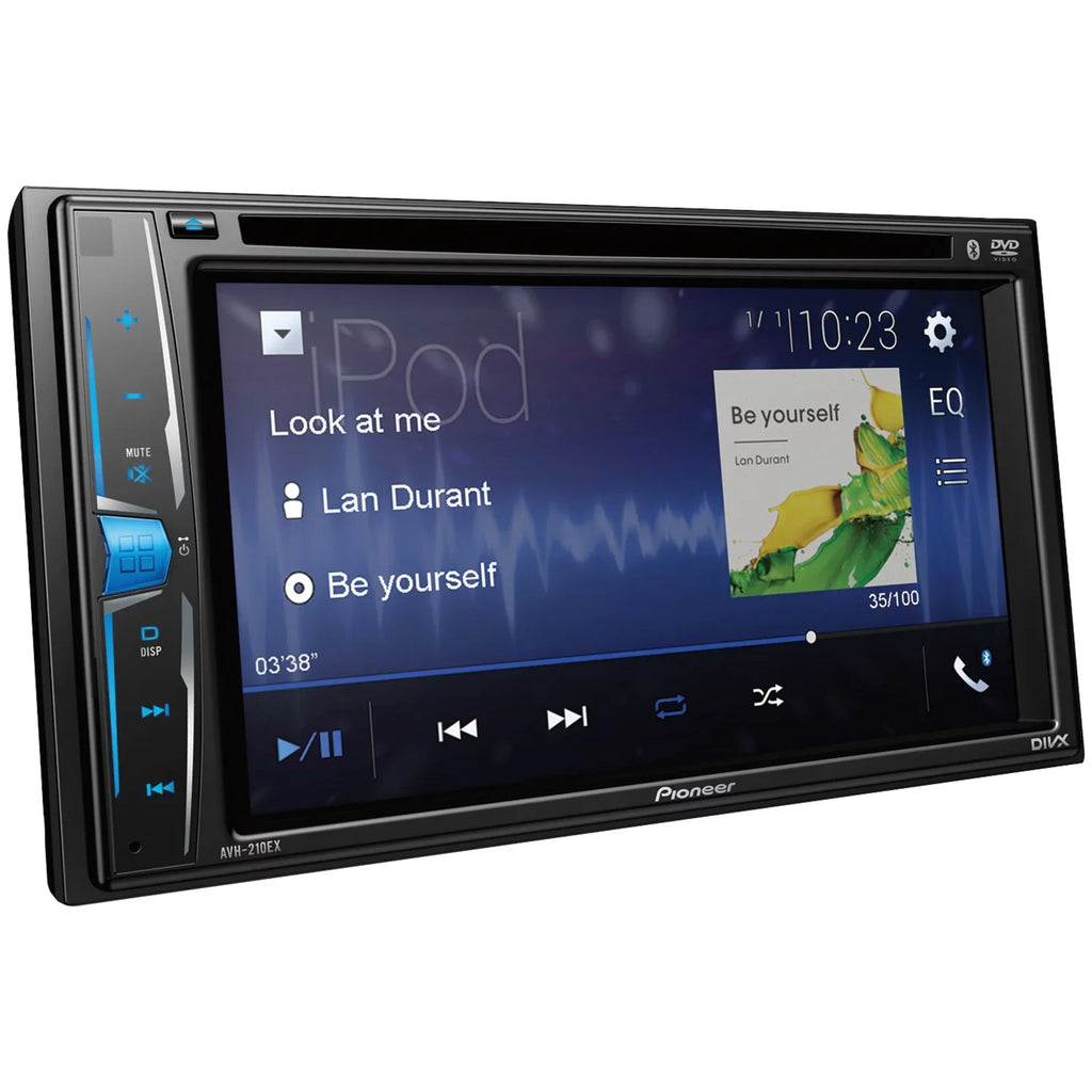 Double-DIN DVD AVH-210EX Receiver 6.2" In-Dash Pioneer Stereo Car with Bluetooth