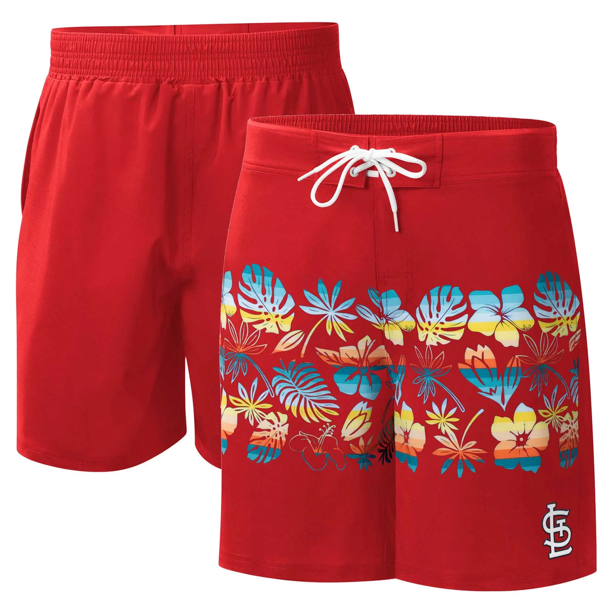 St. Louis Carl Swim Shorts Men's G-III Volley by Banks Breeze Cardinals Sports Red