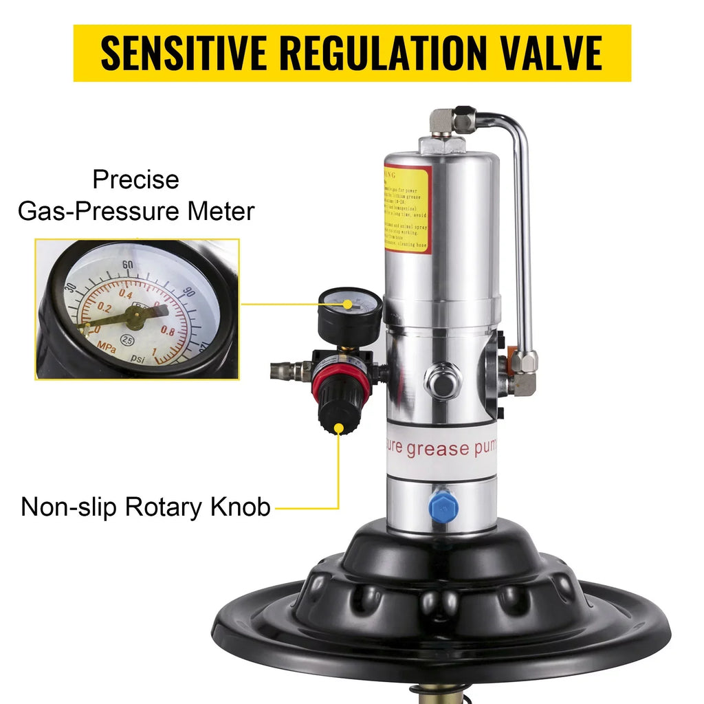High Pressure 5 Air Pump Filler Compressed Injector Gallon Pneumatic Grease