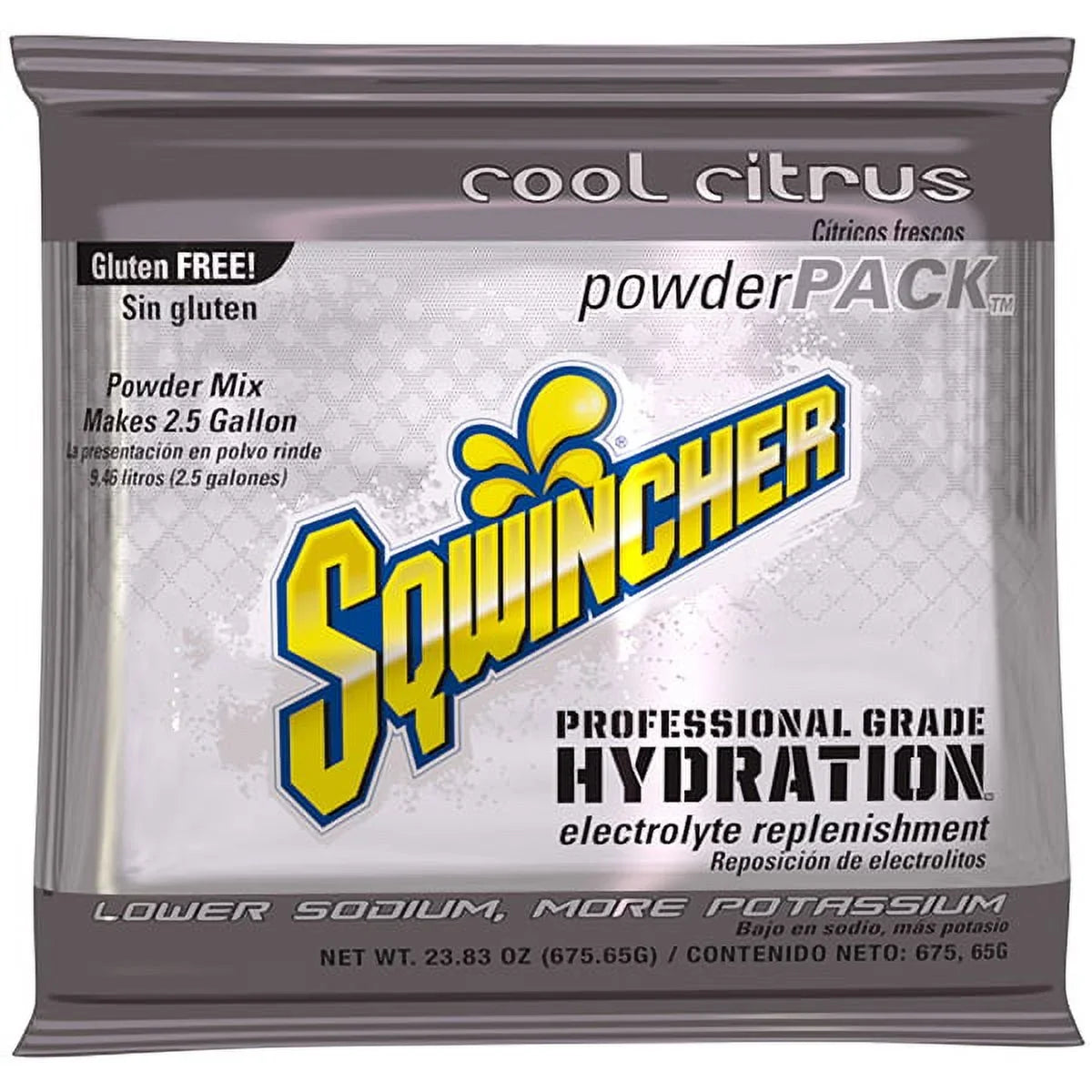 23.83 2.5 Packs, Yield, gal Packs, Regular Cool Sqwincher oz Powder 32/Case Citrus,
