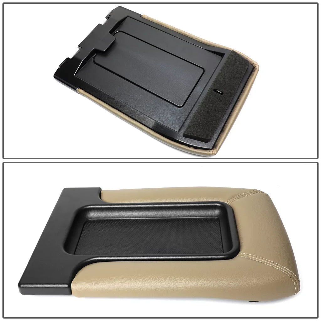 Lid Center 06 03 Armrest Repair 05 2007 Beige 2001 Pickup Silverado 02 Console Escalade to 04 Assembly Kit Truck Sierra For