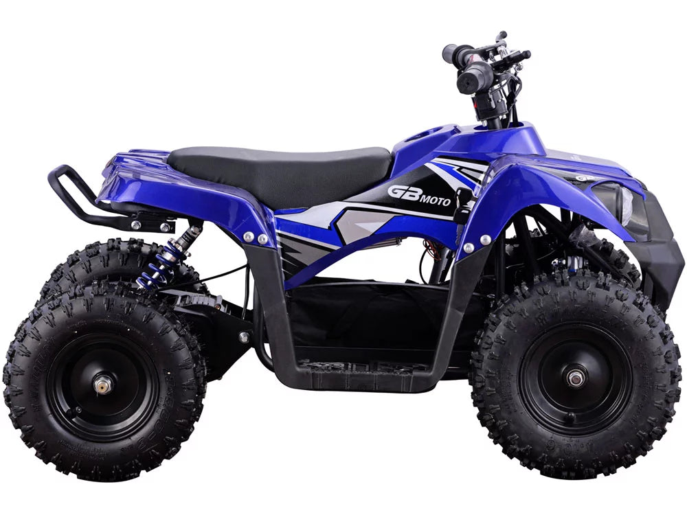 Monster MotoTec Battery 500W Powered Kids Four 36V Wheeler Blue