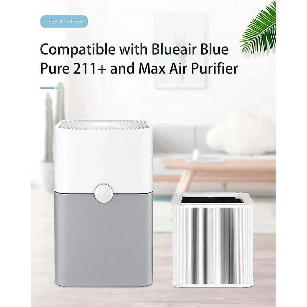 (Non-Auto), Blue Activated Carbon Filter Air for Filter Purifier Pure Replacement Foldable HEPA 211+ 211+