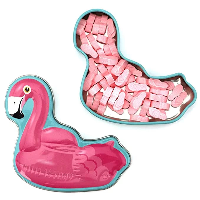 .6-oz. Party Lemonade Tin - Flamingo Candies Strawberry Pool