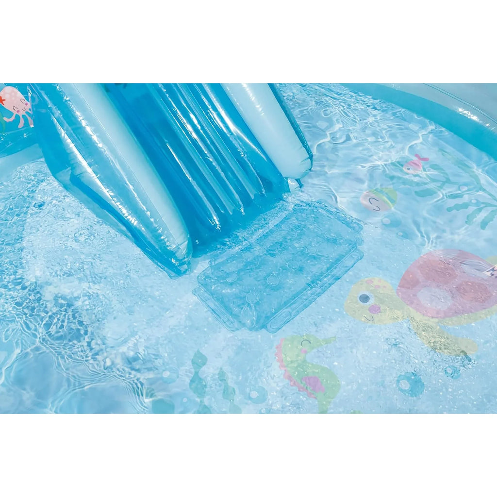 liquid Slide, Sea the Play Age 2+ Under W/ Center Kids Inflatable