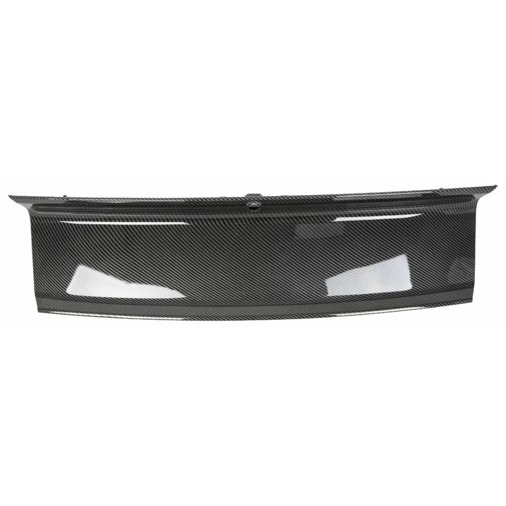 Print Panel Ford Fiber Decklid Mustang Gt Shield Trunk 2015-2021 Rear Carbon For