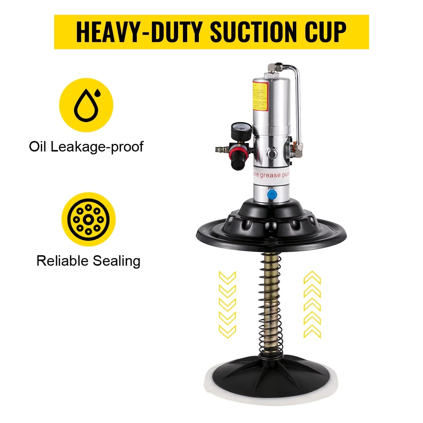 High Pressure 5 Air Pump Filler Compressed Injector Gallon Pneumatic Grease