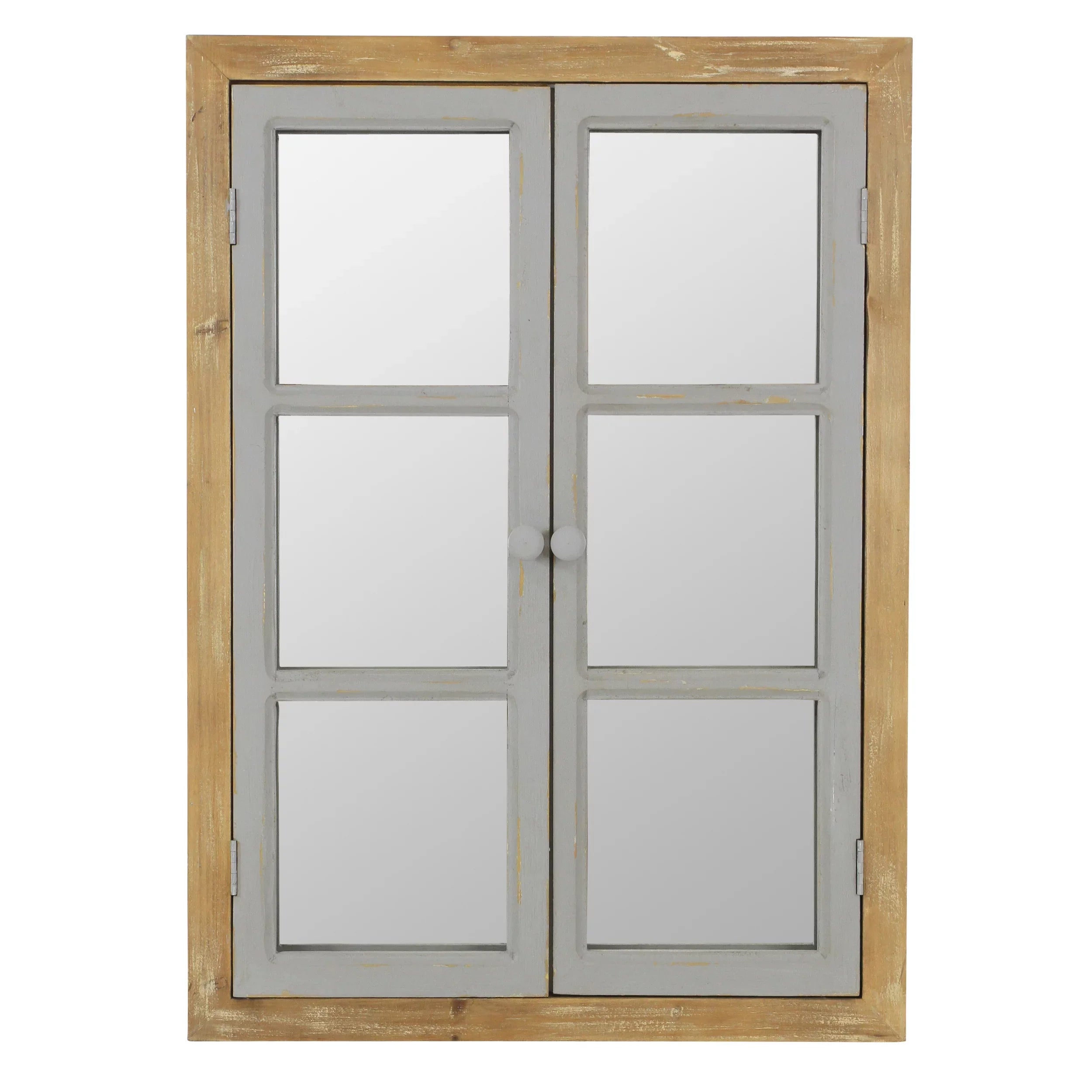 Brown Pane Wall Somerset Window Aspire Mirror,