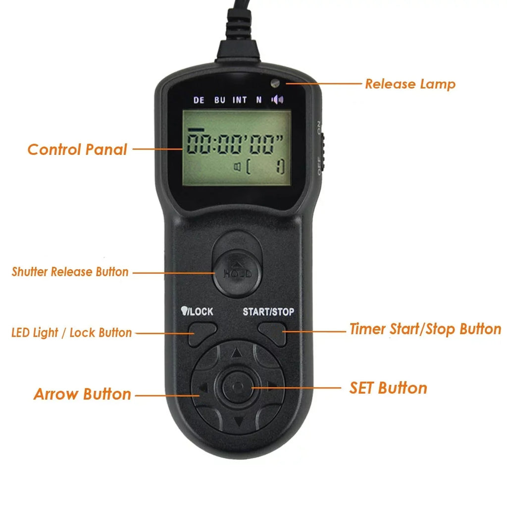 Mark II 1D II Mark X Mark 5DS II Intervalometer 1D 5DS II for IV R5 1D X 6D III III C TM-A 1D IV 50D JJC 1Ds 1D 7D Mark Mark Remote 7D Canon EOS EOS Mark R Timer III 6D II II N Shutter Cord 5D II