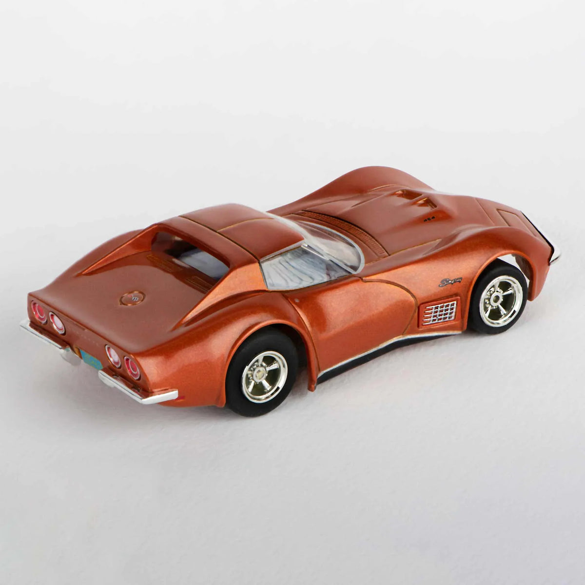 HO 454 Corvette AFX22047 Metallic Slot Cars Orange AFX/Racemasters Racing 1971