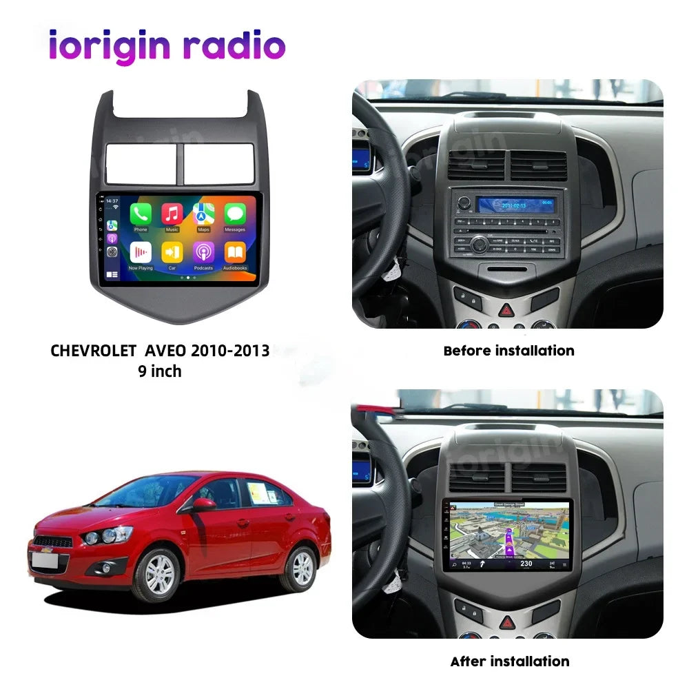 Sonic For 4G+64G Aveo Car Chevrolet 2011-2015 Android Radio Carplay