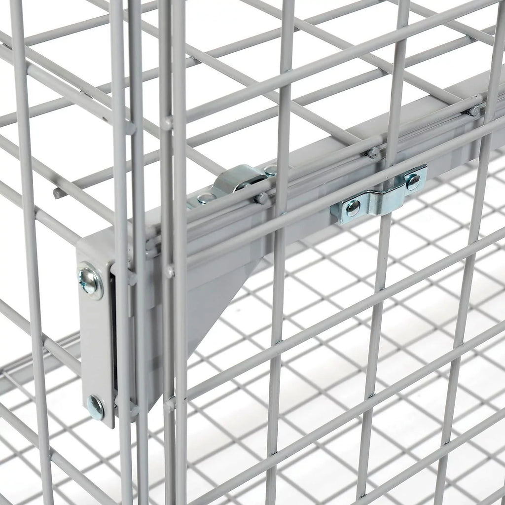 36 x x Wire in. Ventilated 184083 Global Mesh - Locker Security 24 Cage 36
