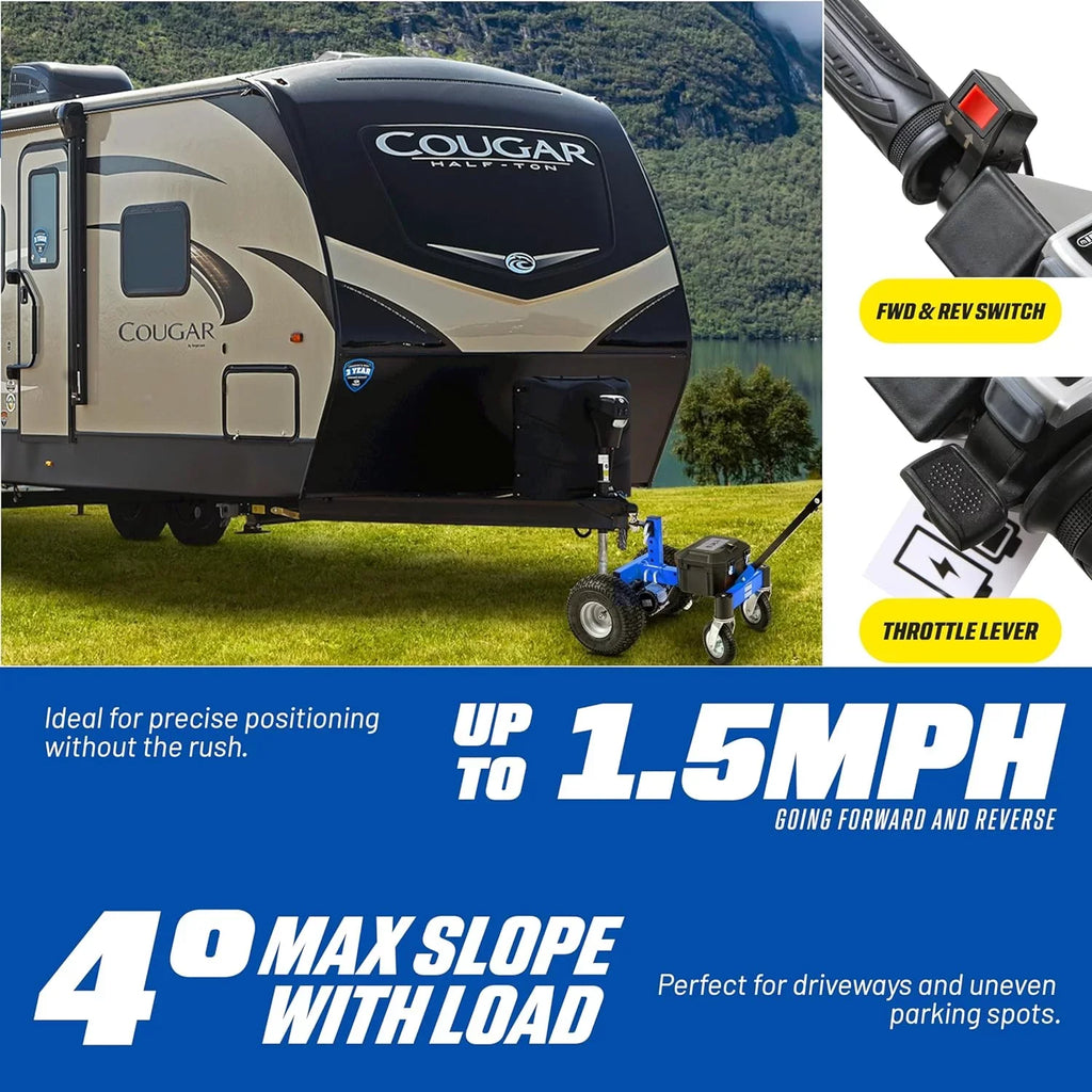 Trailer 24V 800W – Mover Trailer Weight, Tongue 3600LBS Operation, Ski with 600LB 7Ah, Mount Ball Advanced Weight, Hitch Dolly Goodyear Commercial Quiet Electric Max /Vessel/Utility/Jet 2"