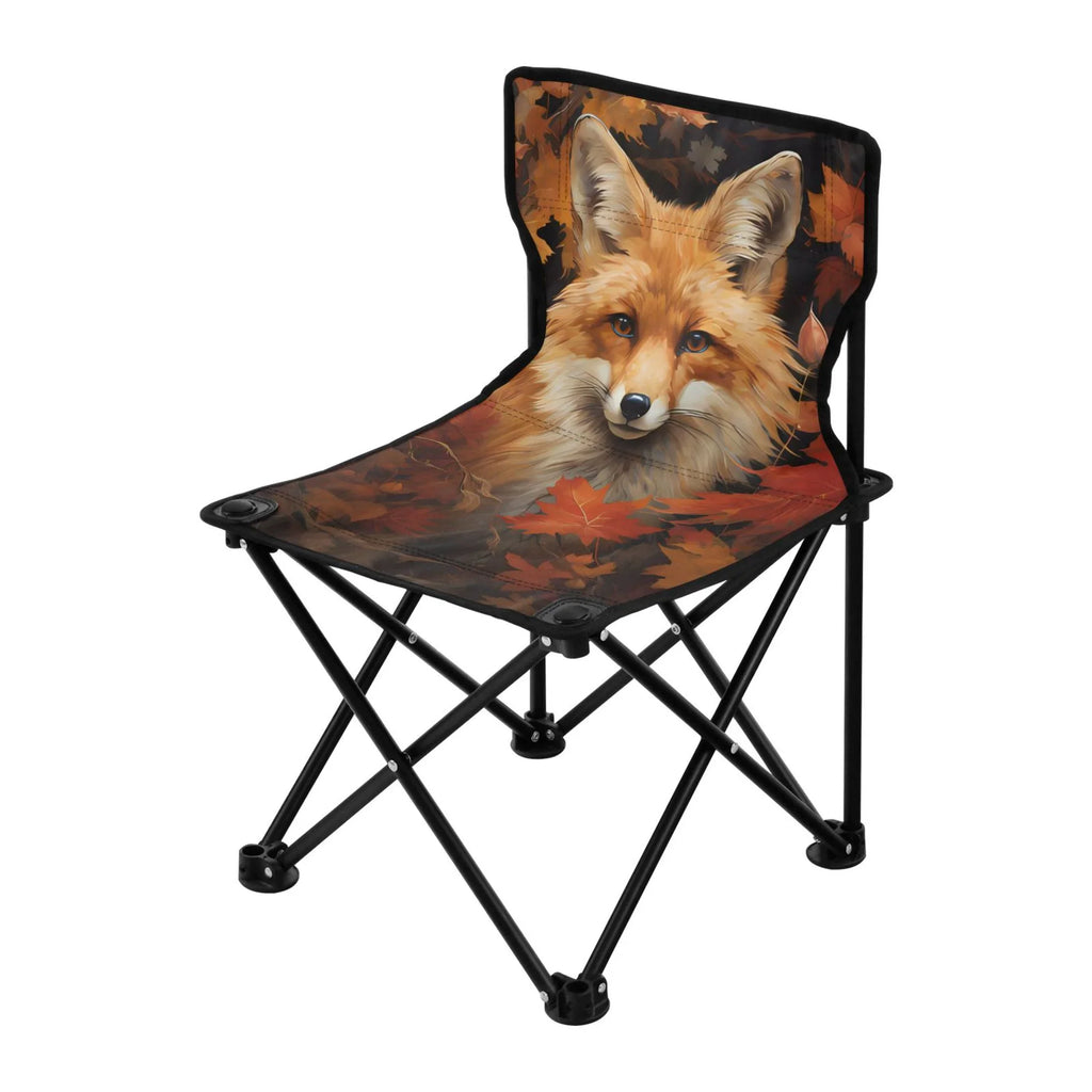 Lawn Beach Fox Chair Autumn Leaves with Bag Fishing in Folding Chair to Chair Camping 220LBS Carry Support Portable Outdoor Chair