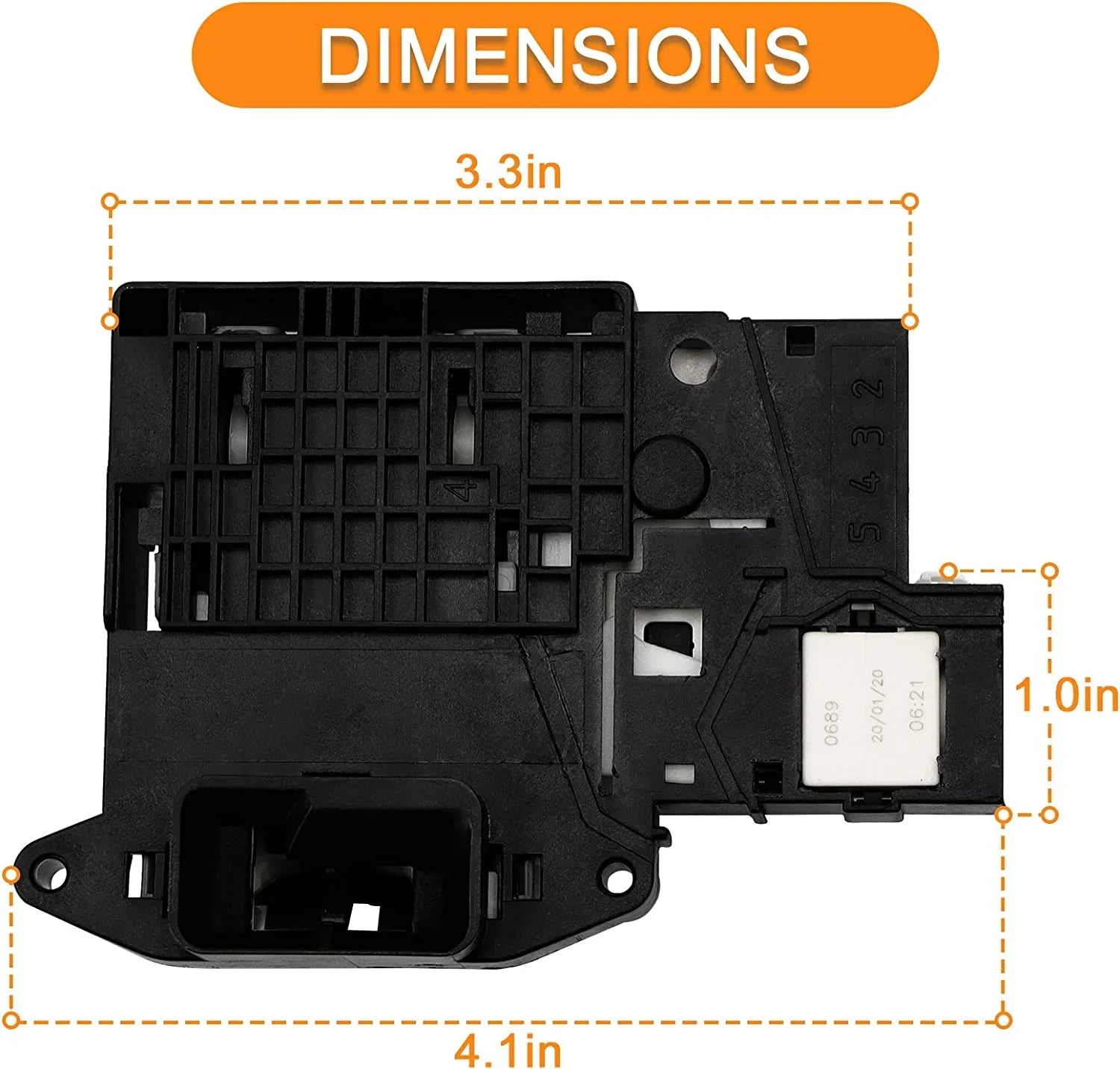 PS7792232 Kenmore - EAP7792232 EBF61315802 washers & Switch Exact Door Washer 2667085 EBF62534401 AP5672154 Lock Assembly for Front-Load 796-series Washing Machine,Replace