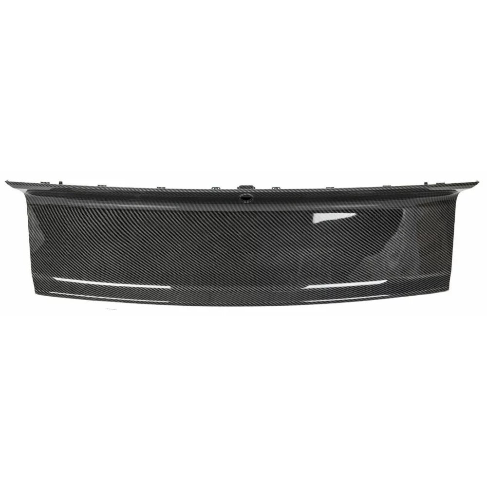 Print Panel Ford Fiber Decklid Mustang Gt Shield Trunk 2015-2021 Rear Carbon For