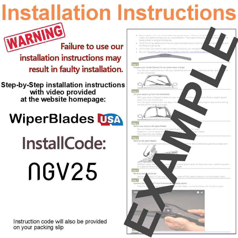 (Set Encore 3) Wiper w/Rear Performance Beam Buick of 2021 Wipers