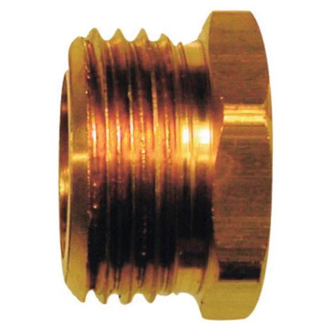 '- 4016816 Adapter, 5 Brass Gold 0.75 Pack Home Plus 0.5 of Hose x in.