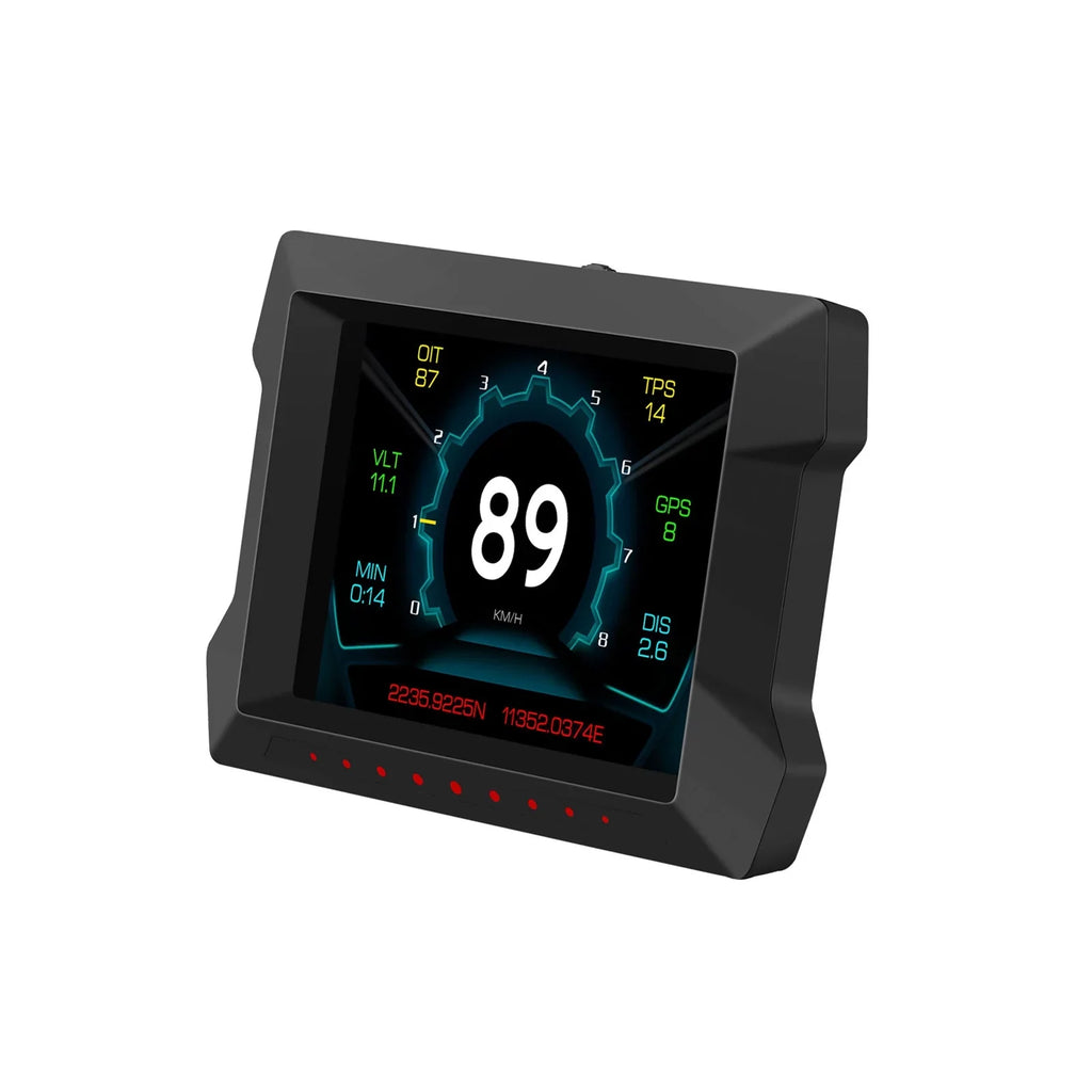 Speedometer Meter Diagnostic Driving P22 Gauge, Slope OBDⅡ Vehicles Overspeed Computer Universal for Car Multi-Functions and All Digital HUD Computer Trip Car