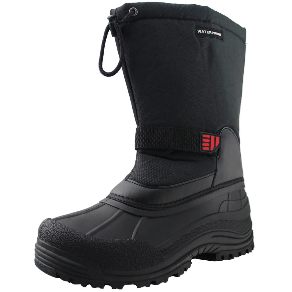 Snow Male Shoe Winter Tanleewa Adult Men's Anti-Slip Moistureproof Boots Insulated Boots Size 11.5