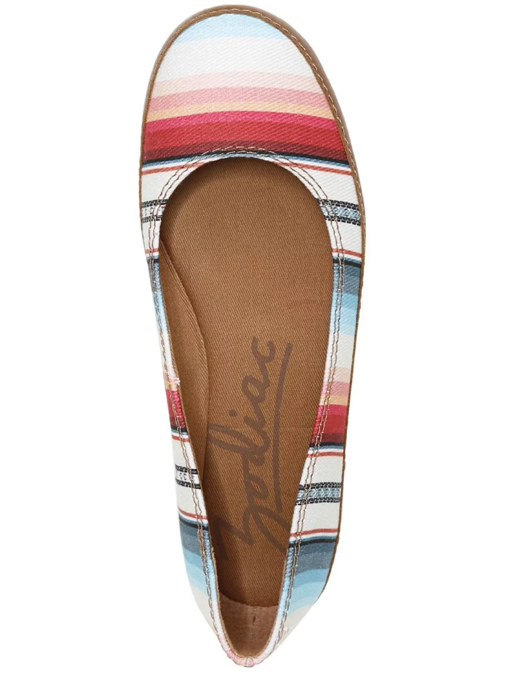 Womens On Slip Ballet Canvas Flats Dawn Zodiac