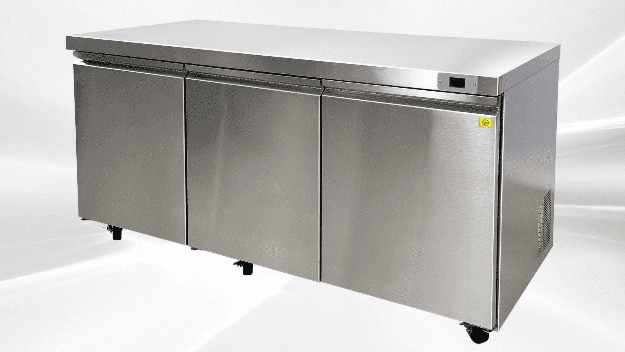 ft. 16.6 Undercounter Door 72 Freezer Commercial Three in. cu.