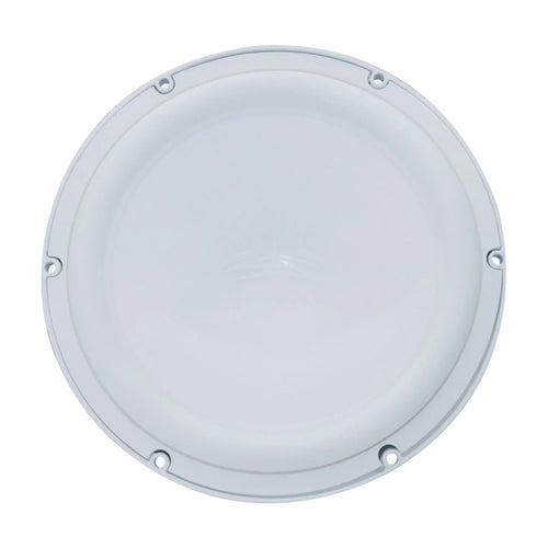 '- - Wet 2 Stainless Grills 10" Subwoofers Two Grills Inserts With Ohm Sounds Subwoofers White Steel & Revo & White