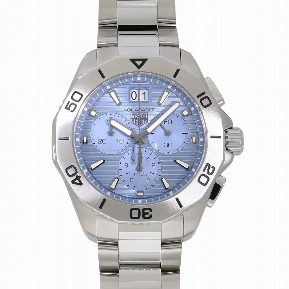 Blue (New) Men's Professional 200 Pre-Owned CBP1112.BA0627 Tag Heuer Aquaracer Watch
