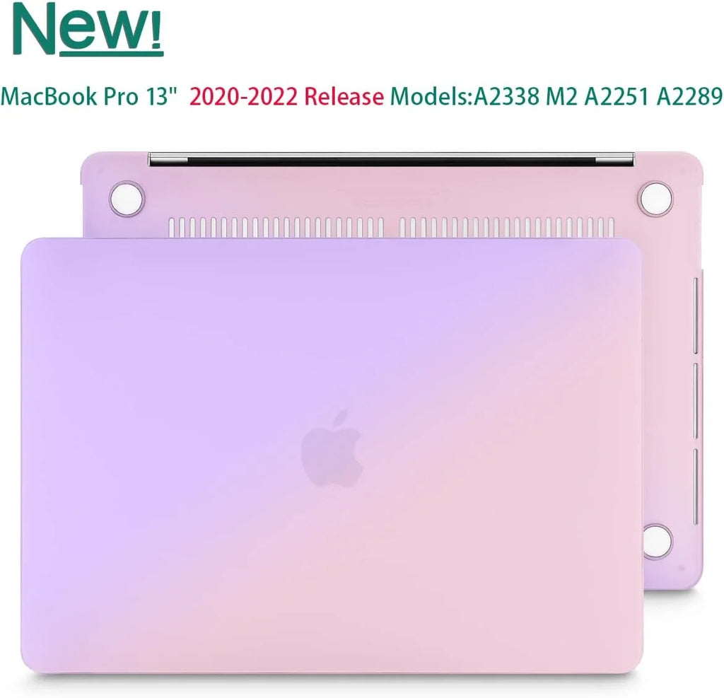 2021 13 A2289 Pro A2338 2020 Release for Model Inch 2022 MacBook M1 Case Hard Shell A2251, Case M2