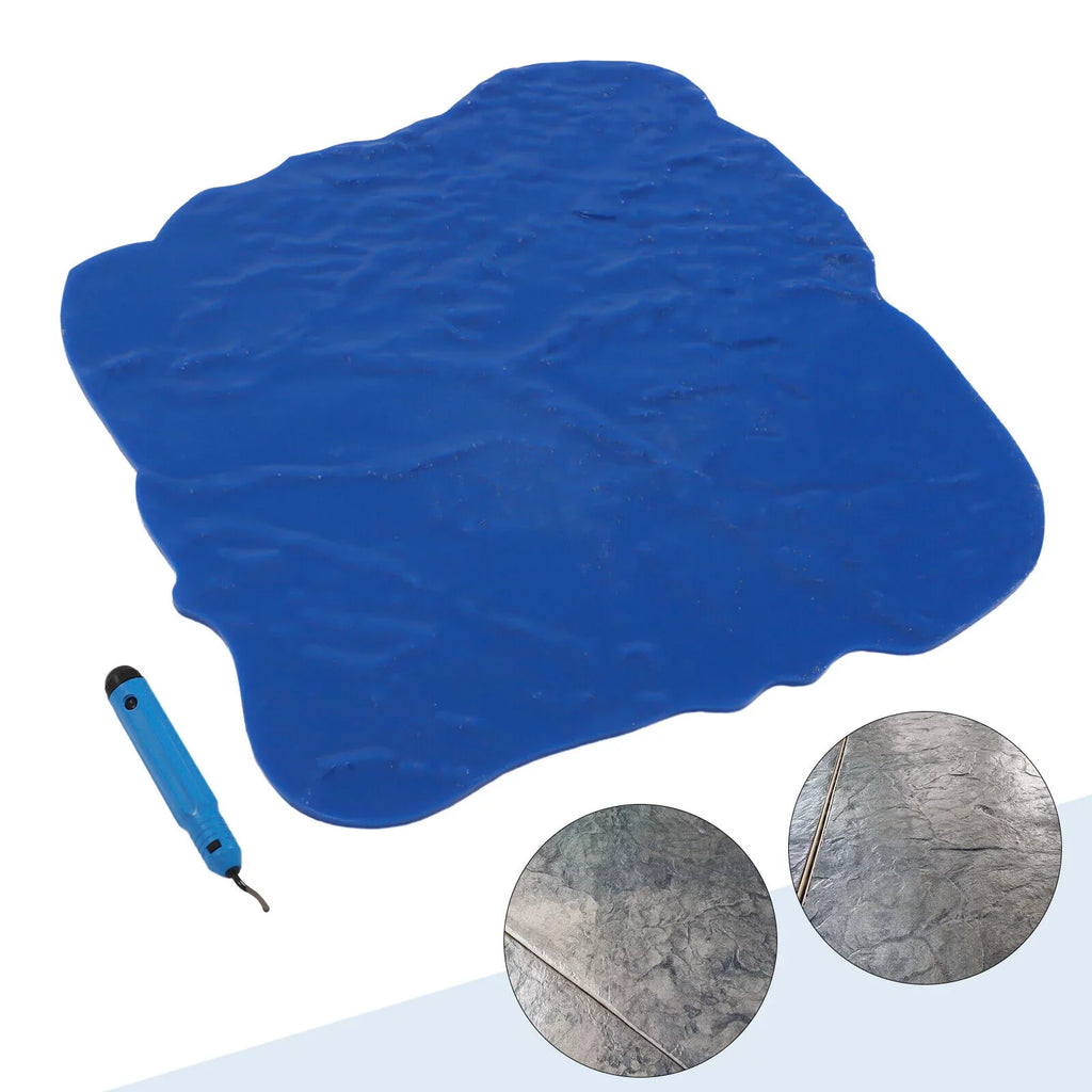 Mold Stamp 12*12 Inch Mat Stone Cement Slate Seamless Concrete Stamp Floor Texture Concrete Miumaeov