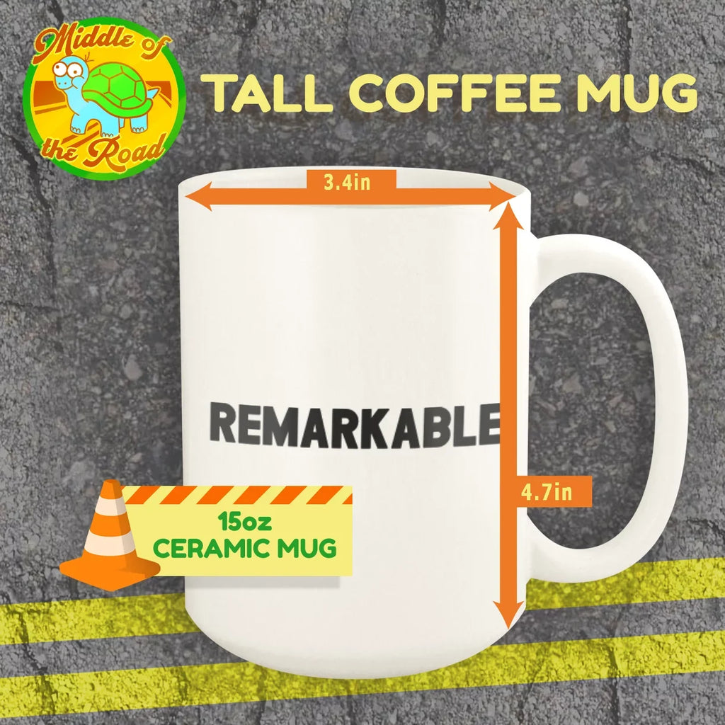 Right! White Of Course I'm Bormann! A White I'm Mug, Ceramic 15oz -