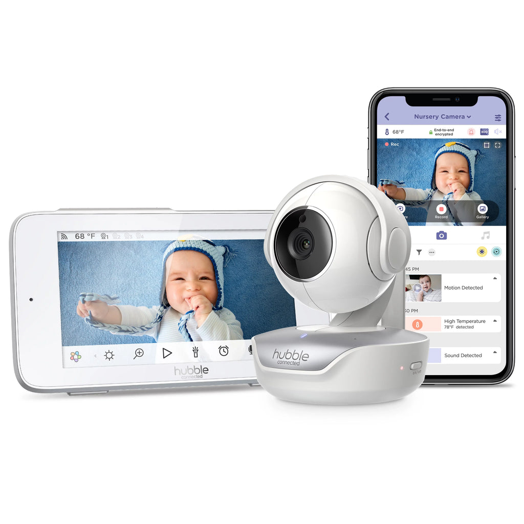 Monitor Hubble Baby Nursery Smart Connected Touch Screen Premium, Pal Viewer with 5”