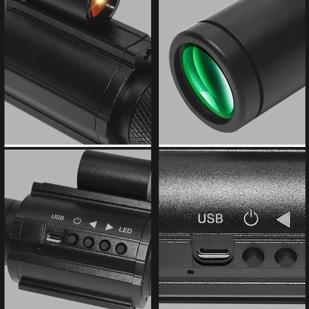 Fishing Lens Camera for Wildlife Night Device Sight with Display Observation Anself Vision 1.54inch Boating