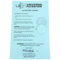w/ Disc Zipper dia, Filter Filtration, 26" Cover, Universal