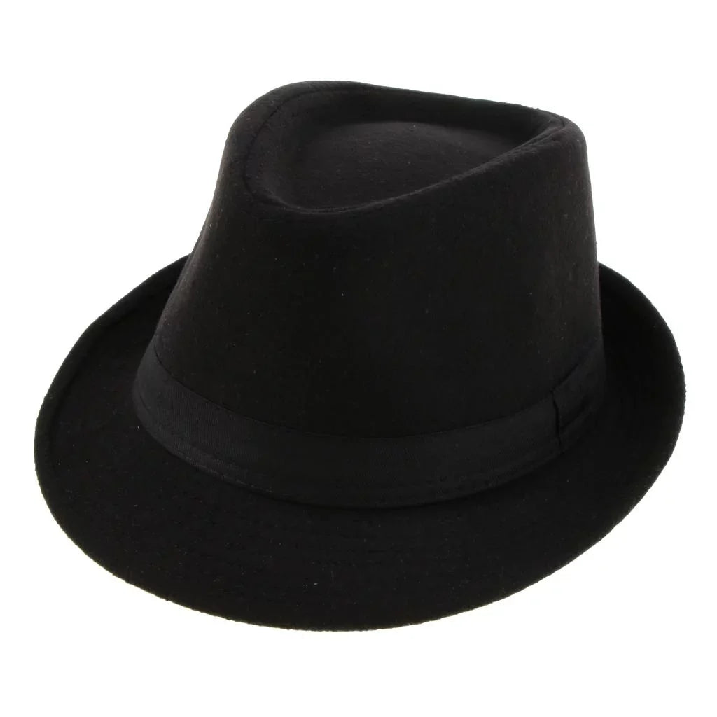 Cap Size Structured Bowler Retro , 2Pack Hat Panama Manhattan Winter Fedora Segolike Hat ,
