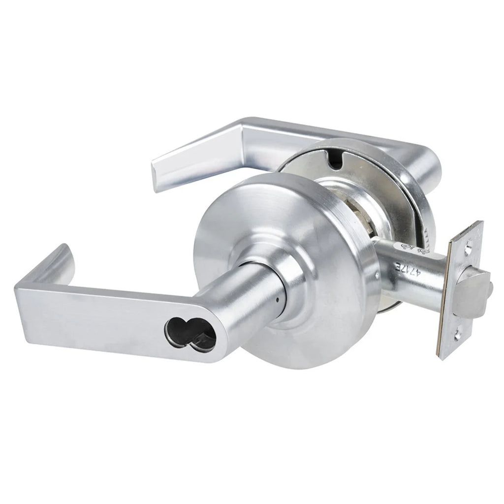 Lock ND94JD Lever 1 Chrome Less Rhodes Non-Handed Grade Prep 626 Core Schlage Satin Classroom Schlage Finish