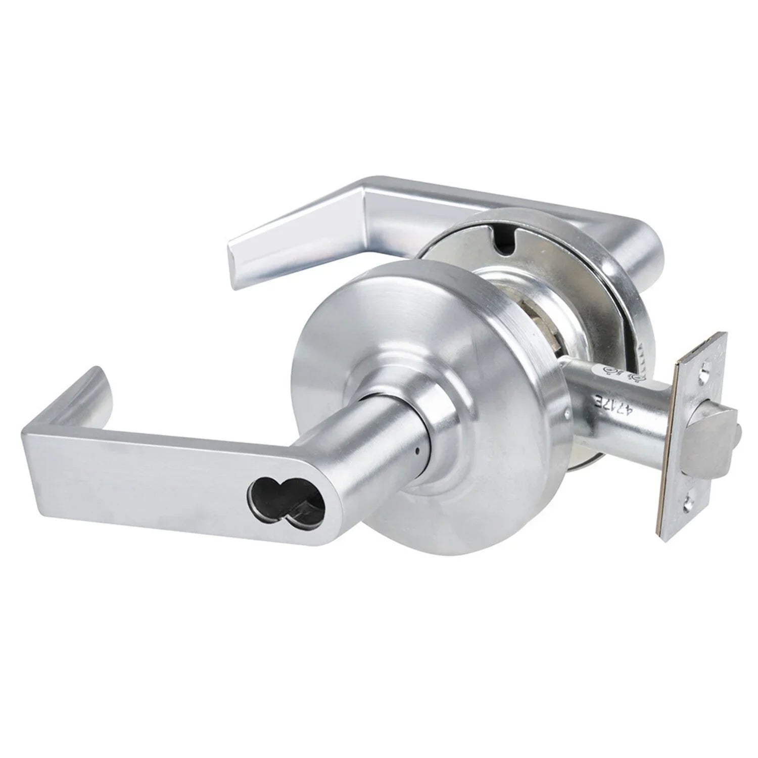 Lock ND94JD Lever 1 Chrome Less Rhodes Non-Handed Grade Prep 626 Core Schlage Satin Classroom Schlage Finish