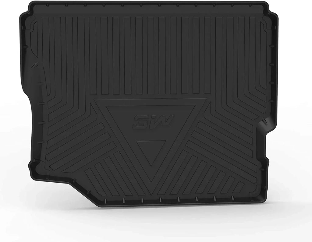 for (Not with climate for 2020 2018 Liner for JK), subwoofer Wrangler Black Cargo Trunk Unlimited 4-Door JL Jeep 2021 JL Mat All 3W 2019