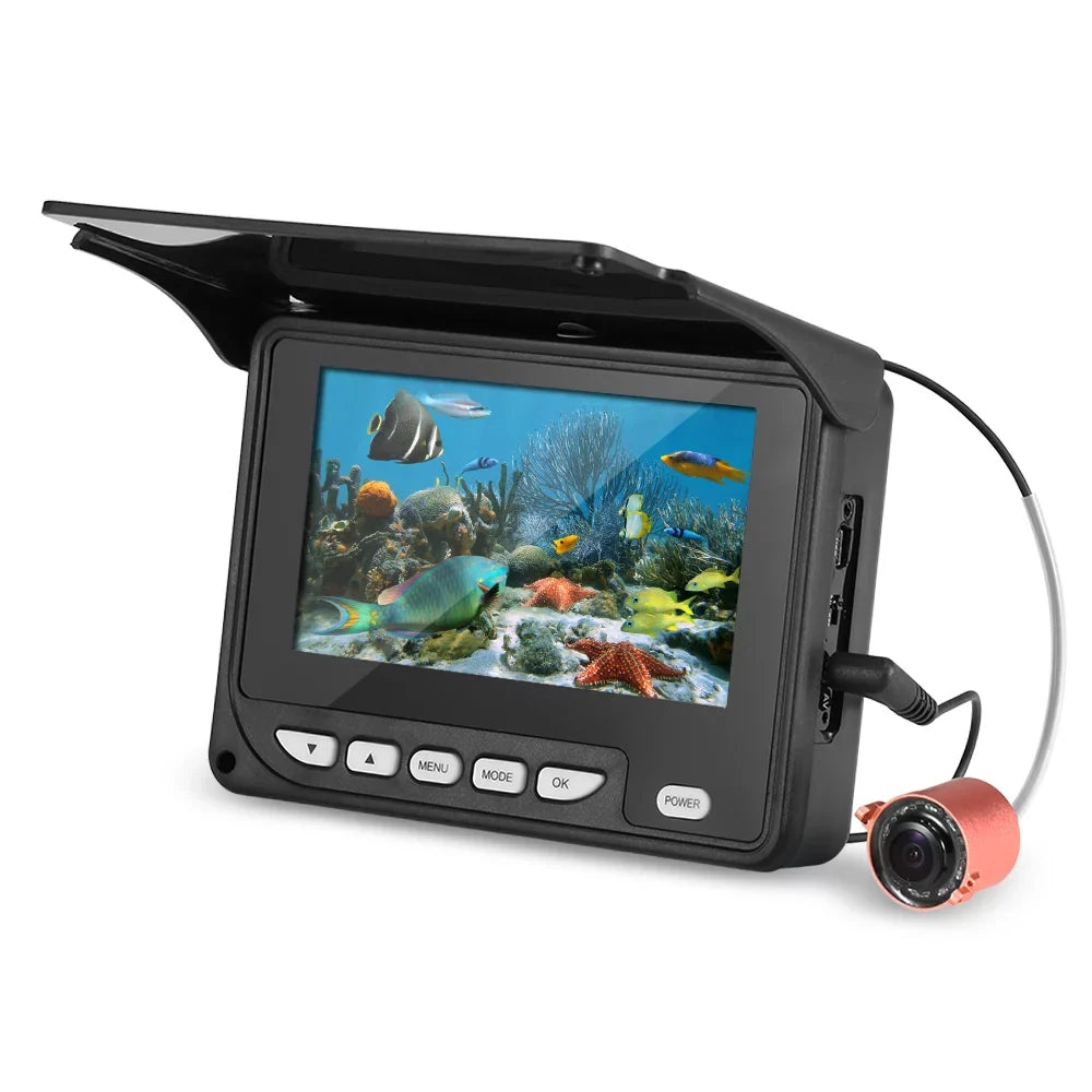 with 20M Carry Camera Vision Waterproof Underwater 4.3 Inch Fishing Boat Ice Fishing Fish Walmeck Cable Bag Portable Camera Finder Night