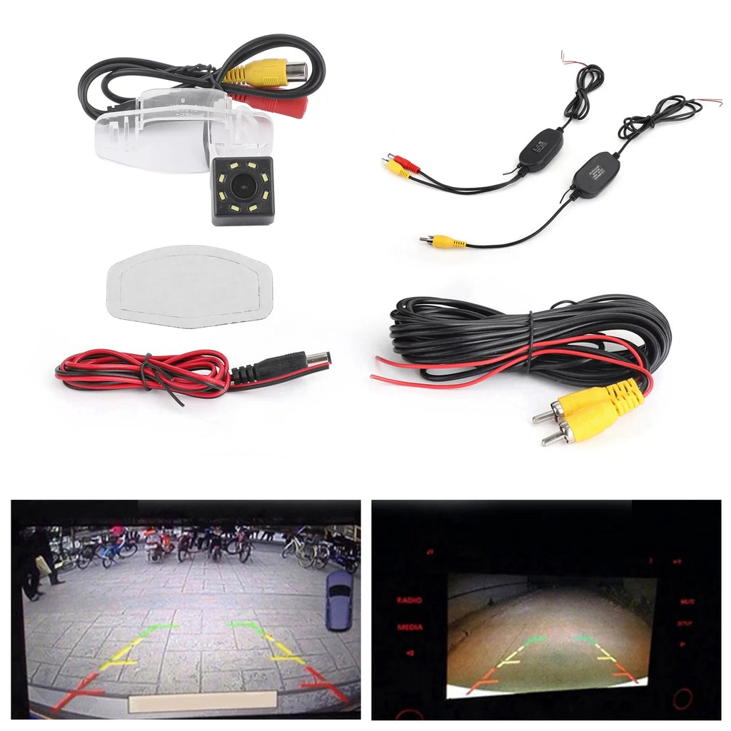 Accord TSX Acura Pilot For Honda Waterproof Camera Wireless Civic Fit Reverse