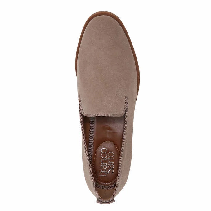 Suede New Box 6 Loafer Ladies' Tan, in Franco Sarto dimension Upper,