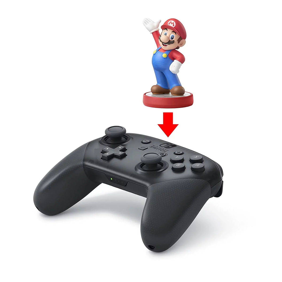 Cleaning + with 3D World and Nintendo Blue Mario Bowser’s Extra Console Switch Cloth Fury Wireless Super Red & Neon Controller, Screen