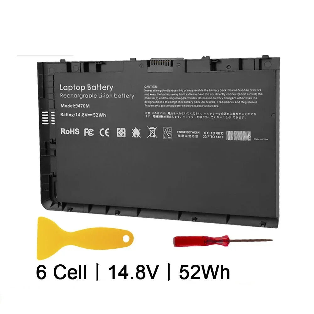 Replace EliteBook Battery Ultrabook 9480m for BT04XL Folio HP