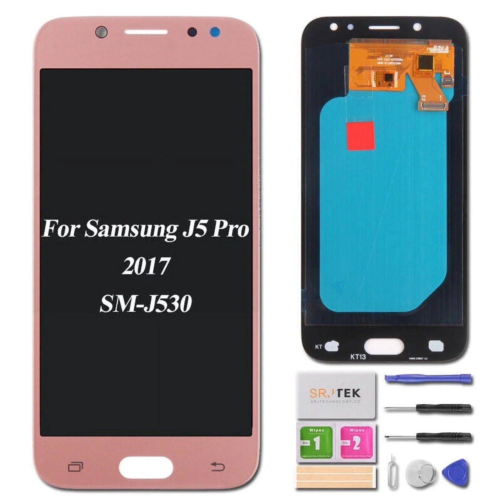 J530 Parts(Pink) Galaxy Touch Replacement For Repair Digitizer Display 2017 Screen J5 Pro Assembly