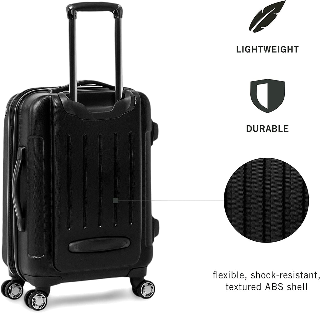 (20"/24"/28") (20"/24"/28") 8-Wheel Hardside Luggage Spinner Cole Black, Renegade Black Expandable Kenneth Set Set REACTION 3-Piece Suitcase, 3-Piece Lightweight
